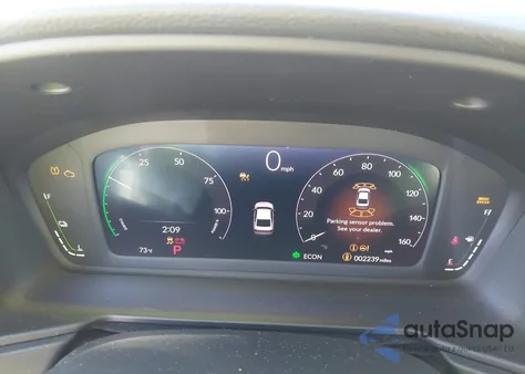 2025 Honda Accord Hybrid Ex-L из США, поврежденный, VIN 1HGCY2F6XSA073968